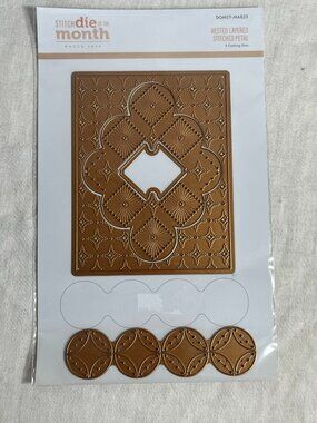 NEW Spellbinders Stitched Dies Nested Layered Stitched Petal March 2023